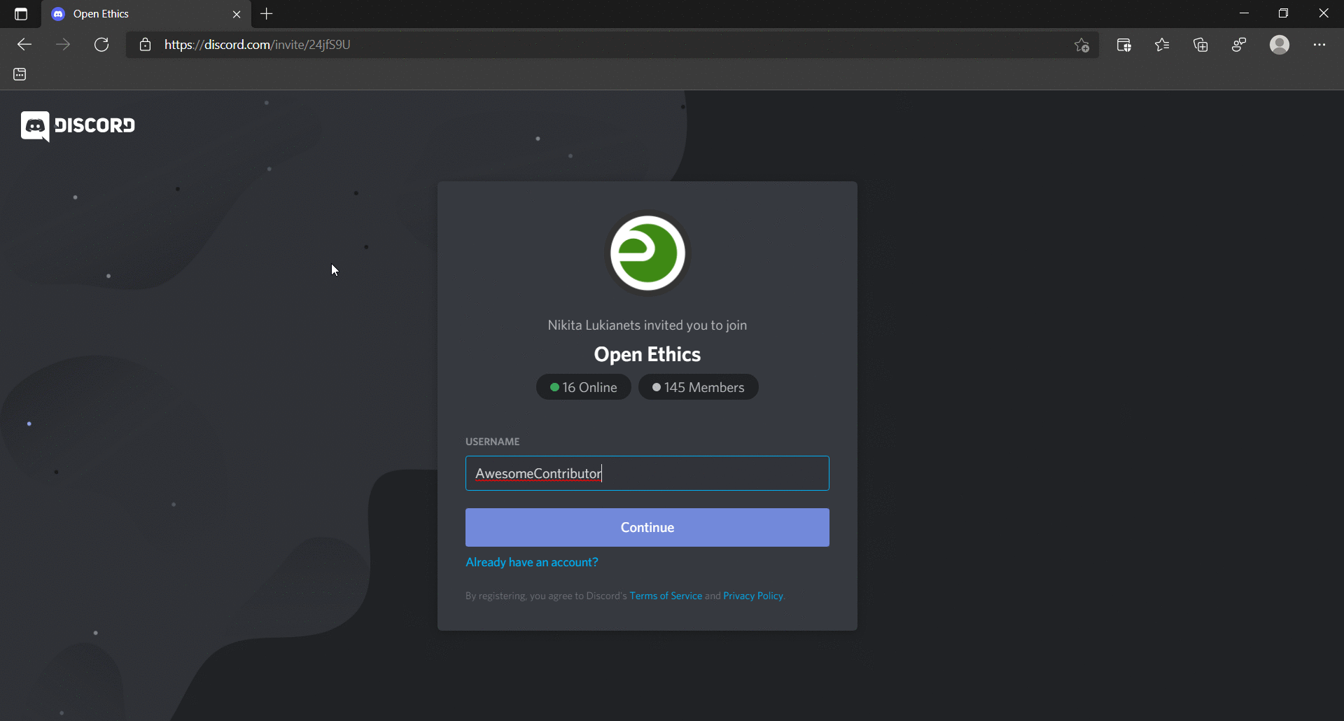 Instructions to Join Discord