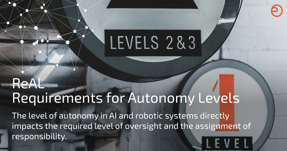 ReAL – Requirements for Autonomy Levels